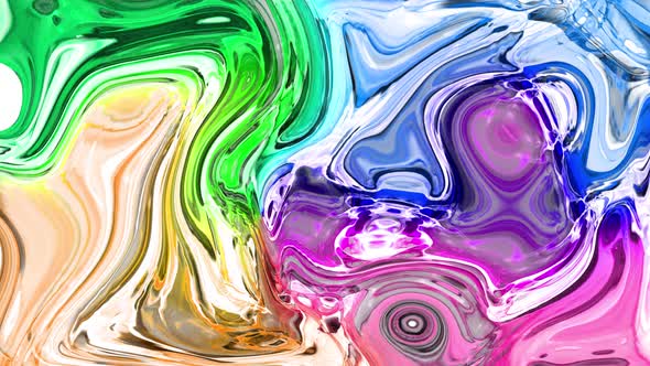 Abstract rainbow  smooth liquid animated glow background animation