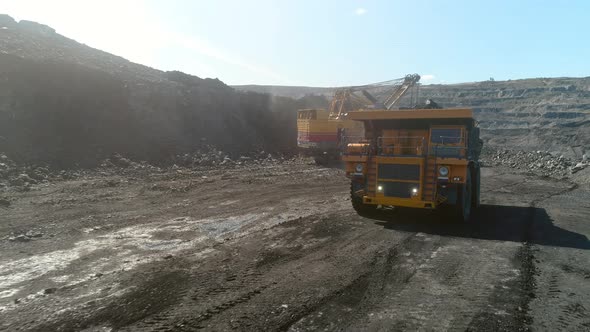 Large Quarry Dump Truck