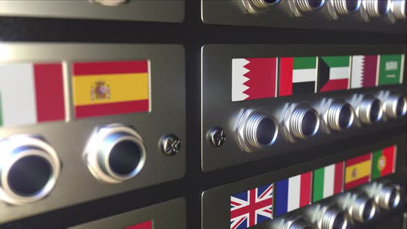 Connector with Flag of Kuwait