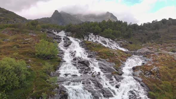 Norway Aerial Drone High View