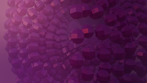 Low Poly 3D Background Purple