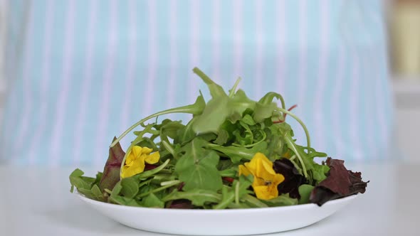 Close Up Lettuce Leaves