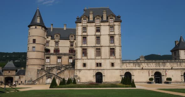 The castle of Vizille, Isere department, France