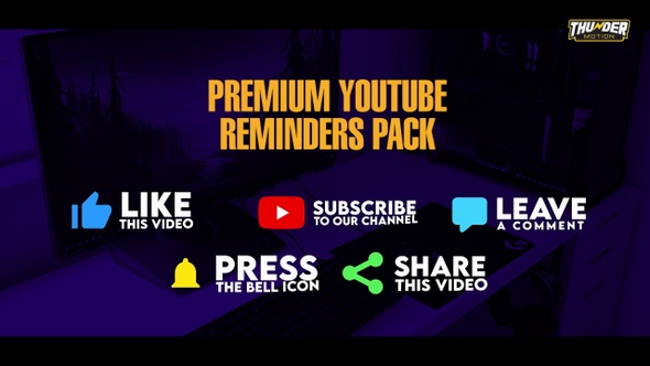 Premium YouTube Reminders Pack alt