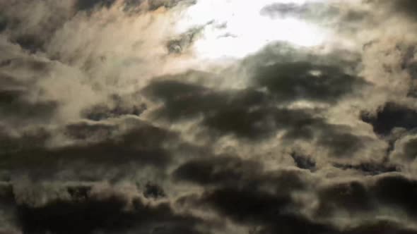 Dark Clouds Cover the Open Sun