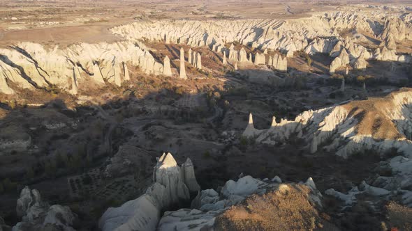 Aerial View Cappadocia Landscape