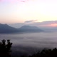 View of the misty landscape with morning sunrise , Time lapse - VideoHive Item for Sale