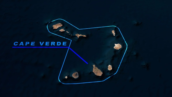 Cape Verde World Map