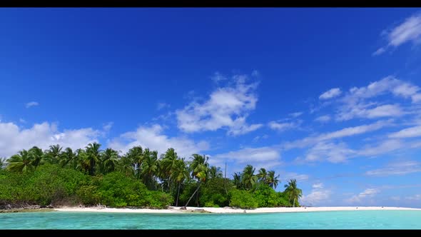 Aerial texture of luxury coastline beach break by blue lagoon with white sand background of a dayout