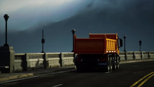Big Lorry Truck on the Bridge alt