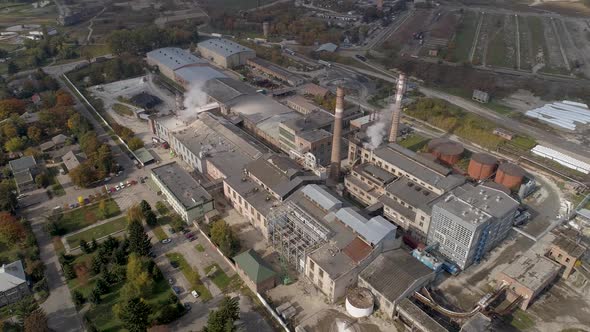 Sugar Factory Aerial View