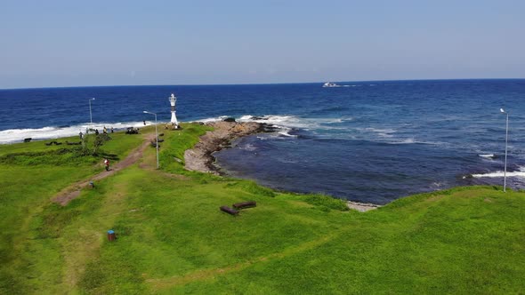 Aerial View of Black Sea Cape Jason