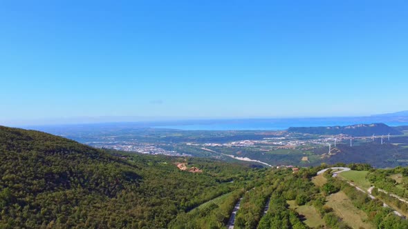 Hills Aerial View