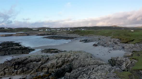 The Beautiful Atlantic Coast at Rossbeg Harbour in County Donegal  Ireland