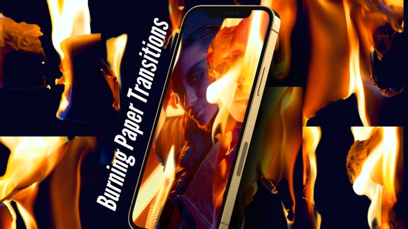 Instagram Burning Paper Transitions alt