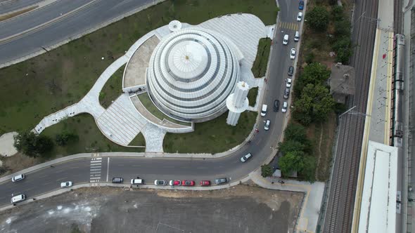 Aerial Modern Mosque