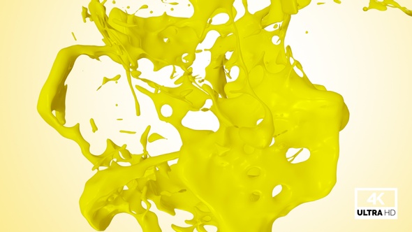 Splash Of Yellow Paint