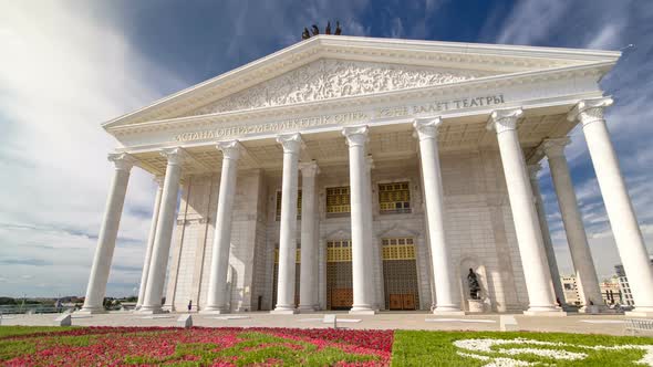 State Opera and Ballet Theatre Astana Opera Timelapse Hyperlapse