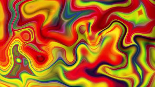 colorful smooth gradient color wavy liquid animation.  Vd 905