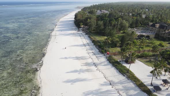 Ocean Near the Coast of Zanzibar Tanzania