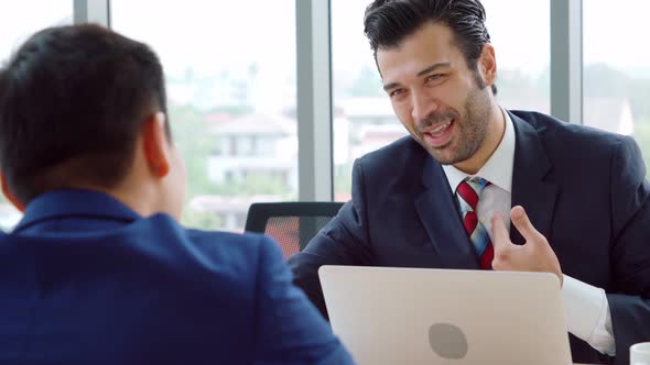 Job Seeker in Job Interview Meeting with Manager