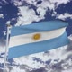 Argentina Flag With Sky - VideoHive Item for Sale