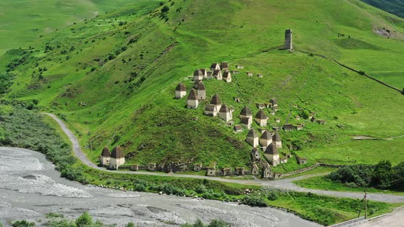 Dead Town Dargavs In North Ossetia