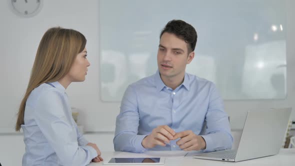 Business Meeting Colleague Having Business Talk