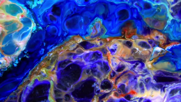 Color Explosion Abstract Art Painting  alt