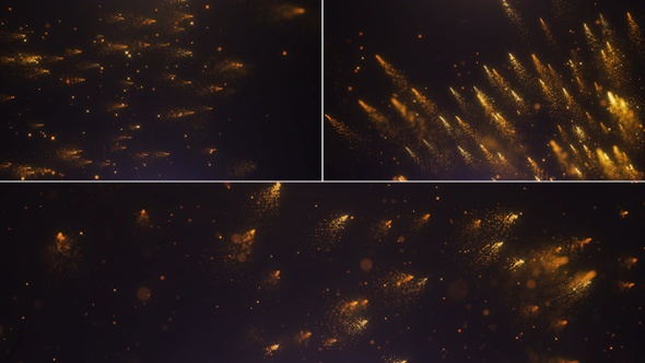 Gold Line Particles Pack