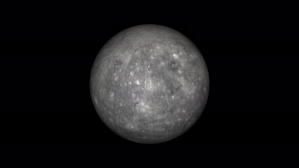 Realistic rotated mercury