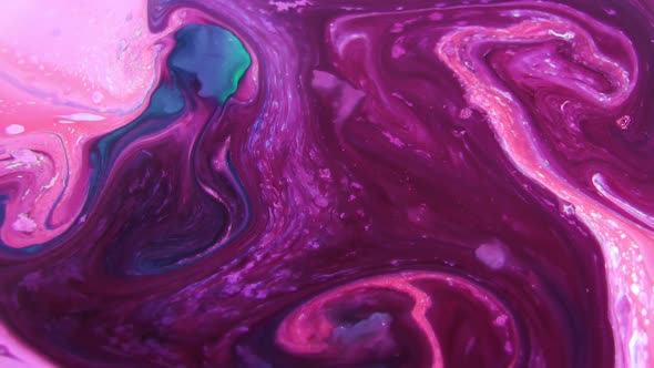 Swirling And  Liquid Explosion Paint Texture 