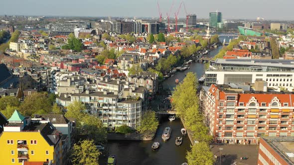 Oudeschans Canal in Amsterdam