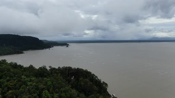 The Beaches at the most southern part of Borneo Island