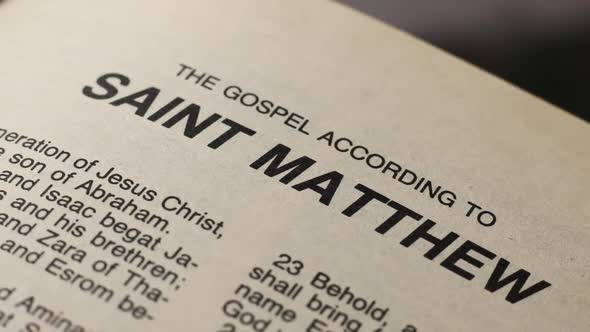 Saint Mathew Holy Bible 
