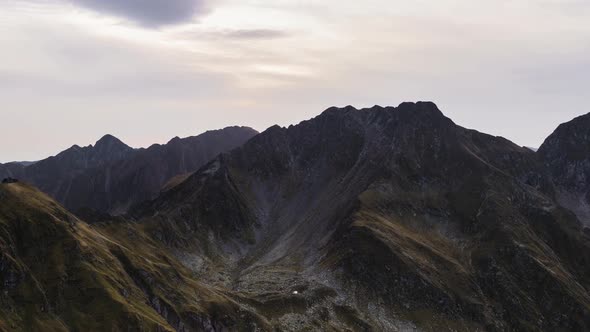 Mountains at sunset