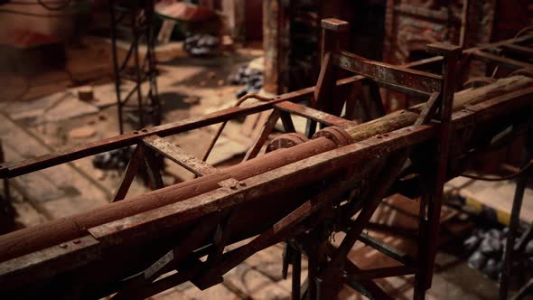 Abandoned Industrial Buildings of Old Factory alt