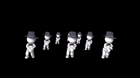 3d Dude Group Dance alt