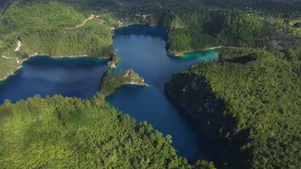 Lagunas Montebello in Chiapas Mexico