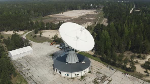 Radio Astronomy Centre With Observatory Telescope 