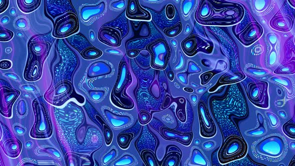 Abstract background seamless pattern liquid animation
