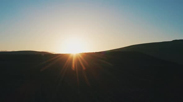 Sunrise Over Mountains