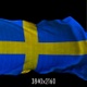 Overlay Flag of Sweden /  Sveriges flagga Billowin - VideoHive Item for Sale