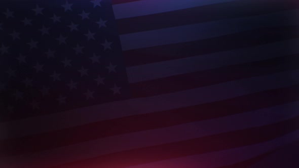 Usa Flag on dark Background