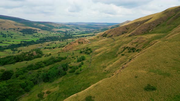 Peak District National Park  Aerial View  Travel Photography