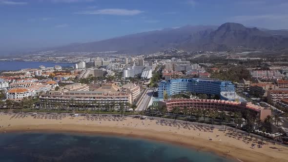 Aerial View of Los Christianos Resort, Tenerife