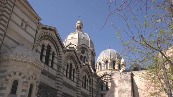 The domes of the Marseille Cathedral