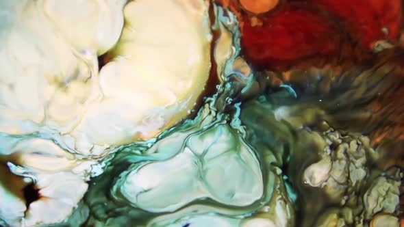 Color Explosion Abstract Art Painting  alt