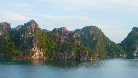 Tropical Islands of Halong Bay Vietnam