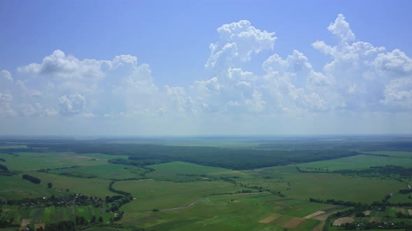 Aerial View Nature Of The Ukrainian Lands